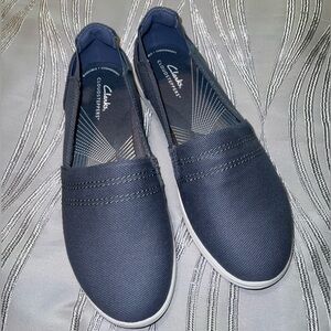 Clarks Cloudsteppers Denim Blue Breeze Steps II Sz 9 NWT